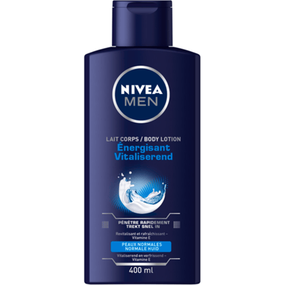 NIVEA MEN Vitaliserende Bodylotion - 24 Uur Hydratatie - Met Vitamine E - Lotion Voor Normale Huid - Lichaamsverzorging - 400 ml