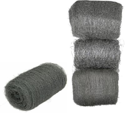 Benson Staalwol set - 9-delig - grof/middel/fijn - schuurspons