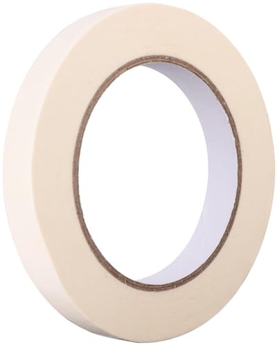 Witte schilderstape van 50m lang met lage hechting voor aquarel, canvas en tekeningen, ideaal cadeau voor schilderliefhebbers (1,5 cm breed)