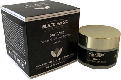 Black Magic - Dagcrème voor de droge huid met Dode Zeezout mineralen SPF 25