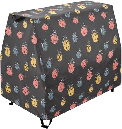 Water Tafelhoes - Buitentafel Cover - Bescherming Speelgoed - Dubbele Naai Technologie - 41x25x33 Inch - Kleurrijk Insect