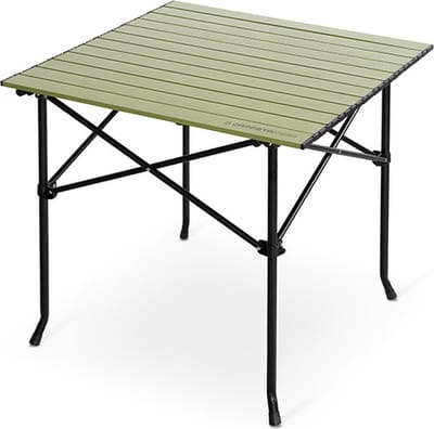 Delphin - Campsta - Opklaptafel - Groen - Campingtafel - Inclusief draagzak - Opvouwbaar - Gemakkelijk in gebruik