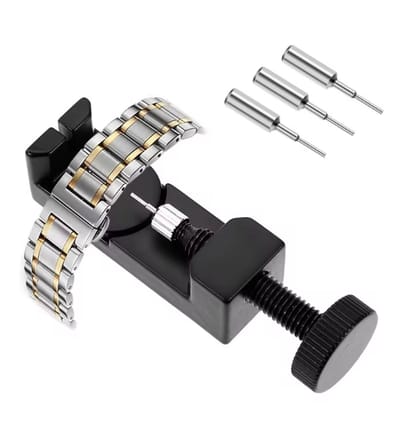 New Age Devi - Horlogeband inkorter - Zwart - Voor alle merken - Max 3 cm - Handig gereedschap voor reparatie en inkorten
