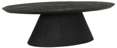 Tower Living Salontafel Premana Zwart Ovaal 135cm