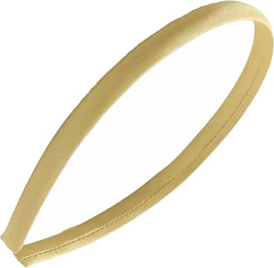 Fako Fashion - Diadeem - Hoofdband - Haarband - Satijn - 10mm - Champagne