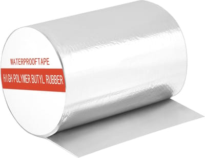 Waterdichte Afdichtingstape 200 mm x 5 m - Butyltape voor Reparatie van Waterleidingen, Daken, en Dakgoten