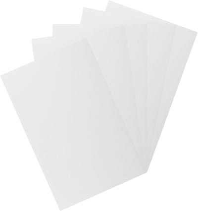 TAODAN 5 STKS Plastic Holle Paneel 20x30cmx0.3mm Yard Gazon Teken Stand Gegolfd Plastic Blad Antistatische Waterdichte Coroplast Board voor Outdoor Signage Sign Posts Reclame (Wit)
