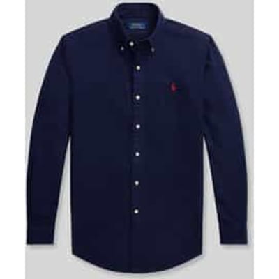 Custom fit vrijetijdsoverhemd van puur katoen