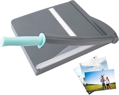 Papier Snijmachine - Bladsnijder A4 - Scrapbooking Thuis - Ultralicht Draagbaar - 35x33.5x3 cm - Zwart