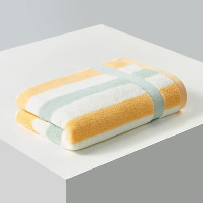 Volwassen Garenvrije Handdoek Puur Katoenen Handdoek Gezichtswas Handdoek Zacht Waterabsorberend 34*76 beige