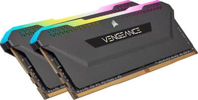 Corsair Vengeance RGB PRO SL DDR4-3200 - 32GB - CL16 - Dual Channel (2 pcs) - Intel XMP - Zwart met RGB