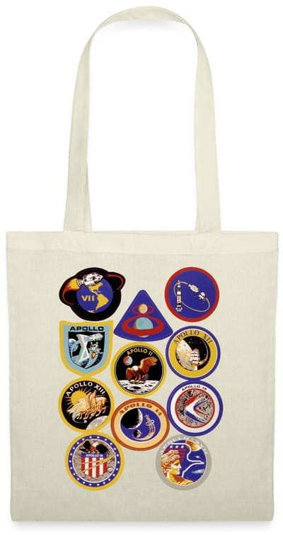 NASA Apollo-missie-insignes Tas Van Stof Schoudertas