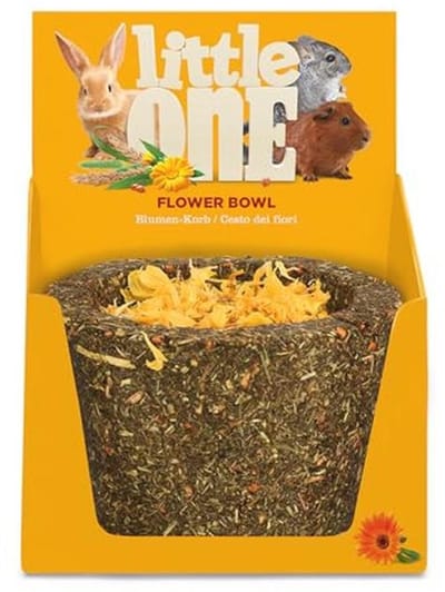 Snack mix bloemenmand voor kleine knaagdieren - 120 gram