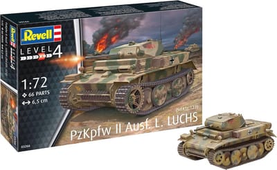 Modelbouwset Luchs Verkenningspanzer 1/72 - Gedetailleerd 6,5 cm