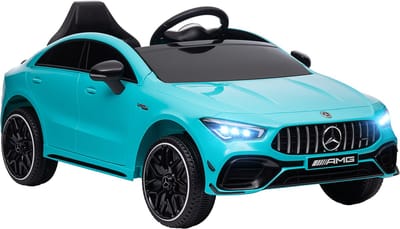 AIYAPLAY Elektrische kinderauto Kunststof, Metaal 110L x 61B x 45H cm Lichtblauw