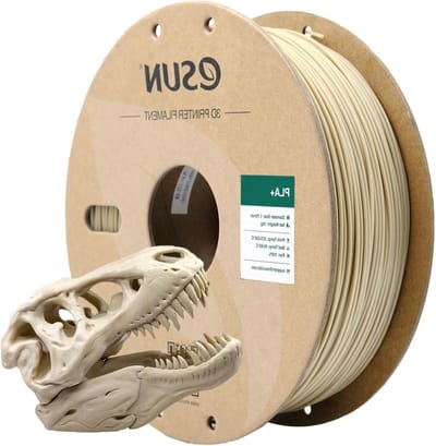 PLA Plus 1.75mm Filament Maatnauwkeurigheid +/- 0.03mm 1kg Spoel (2.2 LBS) - 3D Printers Been Wit