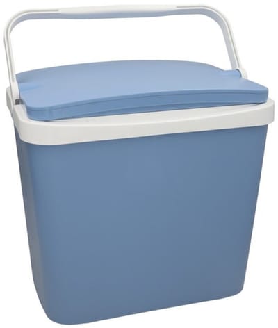 Sunnydays Beach Vibes Koelbox - 24 liter - kunststof - blauw - 40 x 30 x 36 cm
