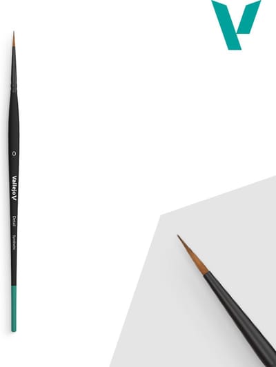 Vallejo Hobbypenseel - VALB02000 Ronde Synthetische Penseel Nr 0 Penseel