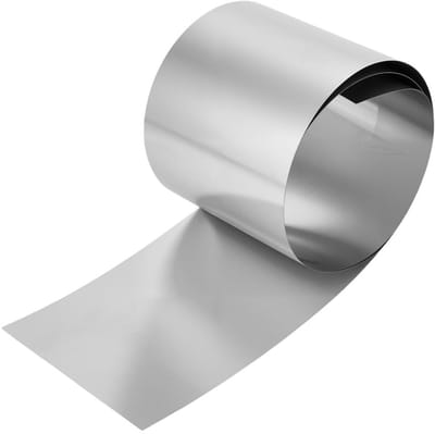 Dailygoods- Folierol 304 Roestvrij Staal - Folierollen voor Vacumeermachine - Knipperrol - Metalen Strips - Duurzaam - Corrosiebestendig 0,2 mm x 200 mm x 1 m - Metaalstrip