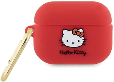 Hello Kitty - Siliconen Etui - 3D - Fuksja - Voor AirPods Pro 2