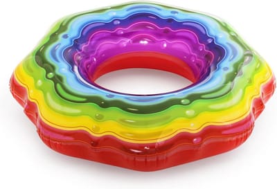 Zwemband Regenboog 115 cm - Voor plezier in het water