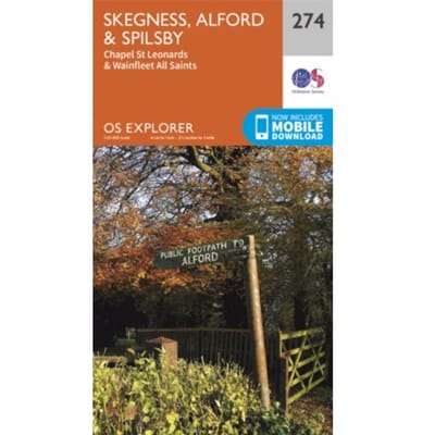 Skegness, Alford And Spilsby - Ordnance Survey