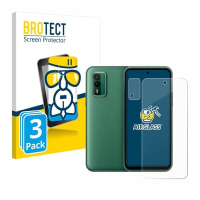 Screenprotector 3 Stuks voor Nokia XR21 (Voor+Camera) Beschermglas transparant