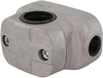 Handgreep Klem - Stuur Houder - Grasmaaier Onderdeel - Universele Pasvorm - 26/28 Mm - Grijs