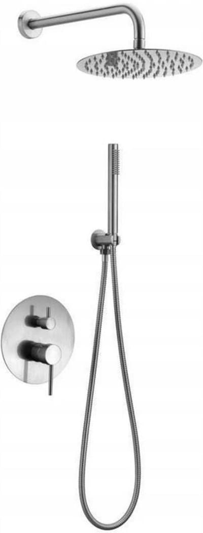 Rea Lungo Regendouche Inbouw Grijs 36,5cm