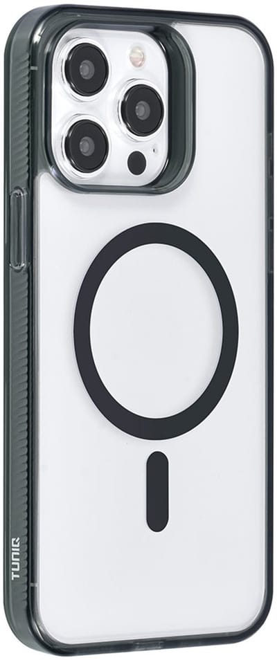 TUNIQ telefoonhoesje voor Apple iPhone 14 Pro Max - MagSafe siliconen backcover - Zwart