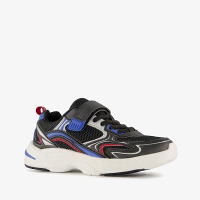 Blue Box jongens sneakers zwart blauw - Maat 32 - Uitneembare zool