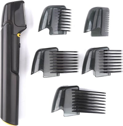 2 in 1 lichaam en haartrimmer - Oplaadbar - Baardtrimmer – Baardtrimmer – Draadloos – Grooming – Persoonlijke verzorging – Zwart - kerstcadeau