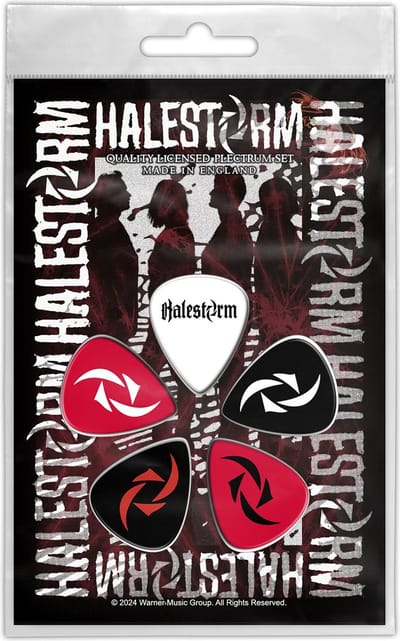 Halestorm - Portrait Plectrum - Set van 5 - Multicolours
