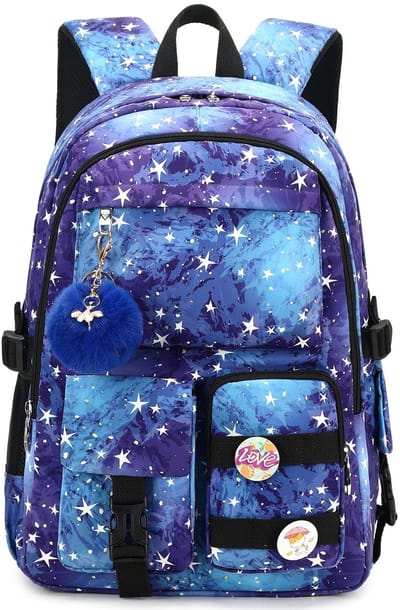 Rugtas - Schooltas - Rugzak - Rugzak Meisje - Rugzak School - Boekentas - Laptop Rugtas - 30 Liter - BlauwB