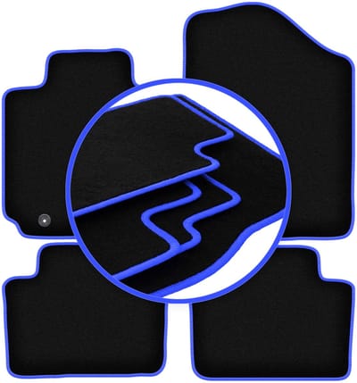 CARLUX-BLUE automatten voor: Hyundai Veloster coupé (2011-2018)
