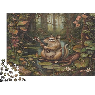 Puzzel 1000 Stukjes - Legpuzzel Volwassenen - Ontspanning Thuis - Unieke Vormen - 75 x 50 cm - Stijl-4