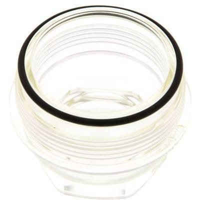 Zeefschaal Transparant R 1'' en R 11/4'' 1,5 - 6 bar Braukmann