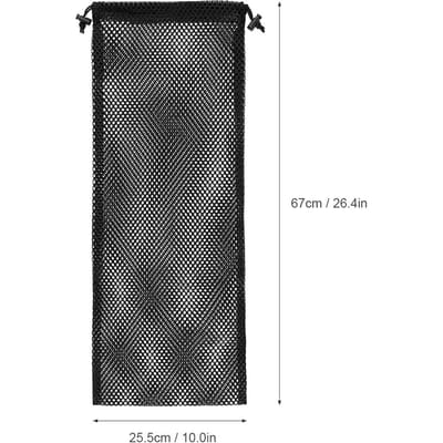 Sac de rangement de Flipper de plongée à cordon, support de palmes de plongée en apnée, sac d'emballage d'équipement de plongée en apnée black