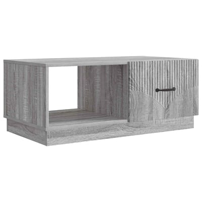 vidaXL - Salontafel - Grijs - sonoma - 90 - x - 50 - x - 37 - cm - Bewerkt - hout