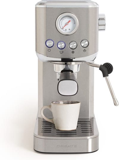 CREATE - Espressomachine met functie voor koude koffie - Roestvrij staal - THERA CLASSIC COMPACT