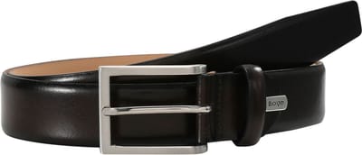 LLOYD Leren Riem Leather Belt W80 Dark Brown Bruine