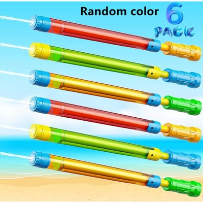 Pistolet à Eau - 16,5'' Lot de Pistolets à Eau pour Enfants Adultes Jeux d'Eau Jouets de Combat pour l'Été Piscine Plage Activité Extérieure red