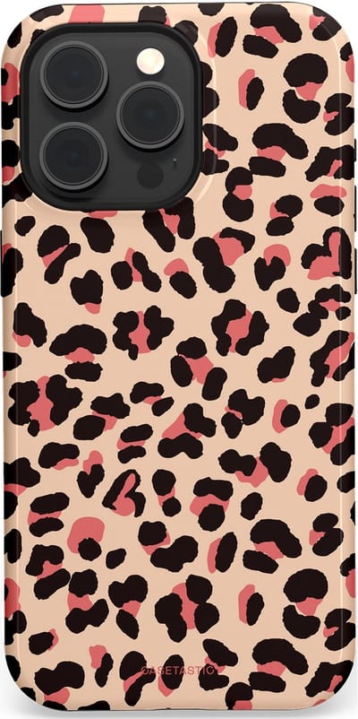Casetastic Hoesje Geschikt voor Apple iPhone 15 Pro Max Magsafe - Stijlvolle Beschermende Duo-layer Case - Pantermeid
