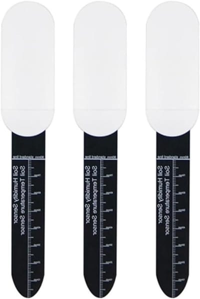 Smart Bodemtester - Vochtigheidssensor - Plantenverzorging - Real-time monitoring - 3 Stuks - Wit Zwart