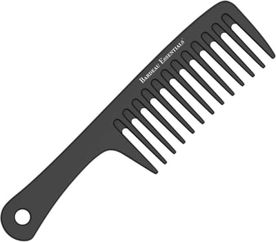 Extra Grote Kam - Brede Tanden Kam - Ontklitten Haar - Met Handvat - 27.7 x 10.2 cm