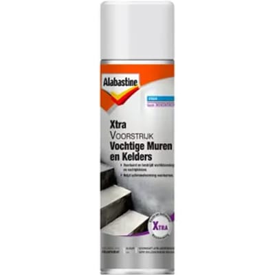 Alabastine Xtra Voorstrijk Primer - Vochtige Muren En Kelder - Wit - 500ml