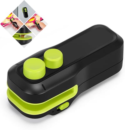 Mini-sealmachine — Heatsealmachine voor chipszakjes met snijmes en magneet, draagbare mini-sealmachine om plastic zakjes opnieuw te sluiten en snacks vers te houden — vacuümsealmachine, draagbare zakjes-hersluitmachine.