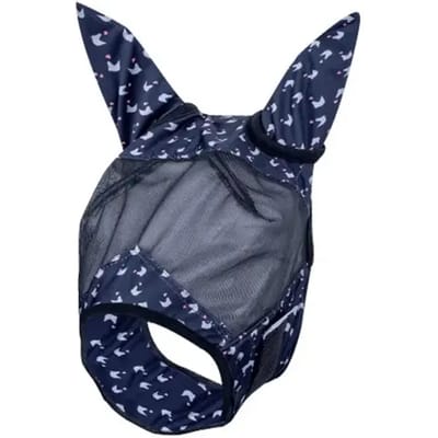Waldhausen Vliegenmasker Lucky Nachtblauw - Anti insect - Shetlander