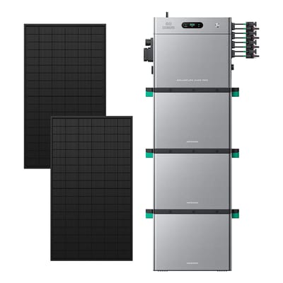 Zendure SolarFlow 2400 Pro - SolarFlow 2400 Pro (2.4 kWh) / 3*AB3000L (8.64 kWh) / 2*450W Bifacial Panel (1170Wp Max)