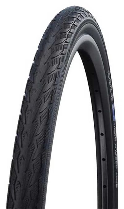 Stijve band met reflector Schwalbe Delta Cruiser Plus Active Punctureg. Twinskin 50-559